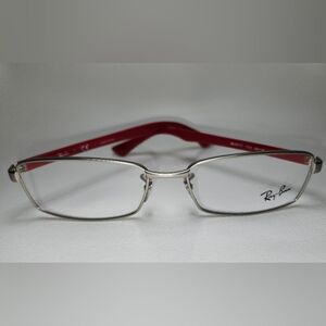 Ray-Ban Silver and Red Men's Glasses